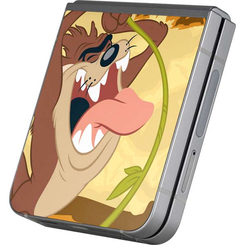 Looney Tunes Tasmanian Devil Rope Swing Galaxy Z Flip6 Skin